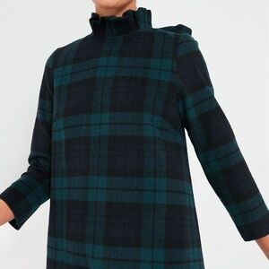Tuckernuck | NEW Blackwatch Plaid Schoolgirl Bow Wool Faye Blouse Size M